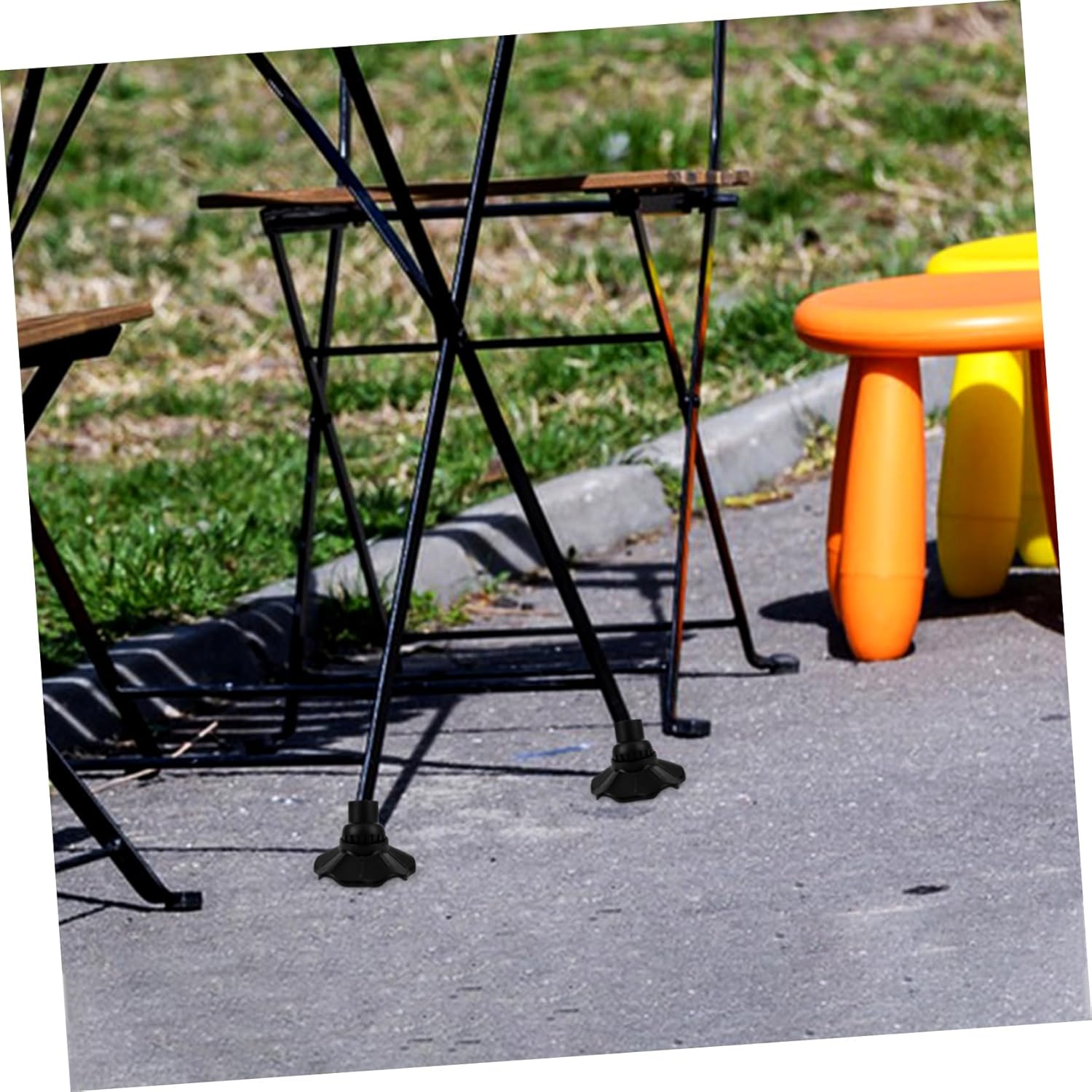 Gadpiparty 20pcs Sturdy Camping Chair Foot Rest Non Slip Pads for Chair Legs Easy to Install