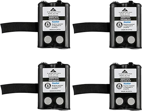 Miniatura 4 de Kastar Paquete de 1 batería BT-1028 compatible con Uniden BT-1028 58037235E, Uniden GMR3040-3CK GMR3040-2CK GMR2638-2CK 2-Way Walkie-Talkie