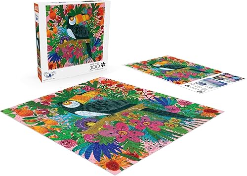 Miniatura 4 de Buffalo Games - Kay Widdowson - Tucán fabuloso - Rompecabezas de 300 piezas para adultos rompecabezas desafiante perfecto para noches de juego - El