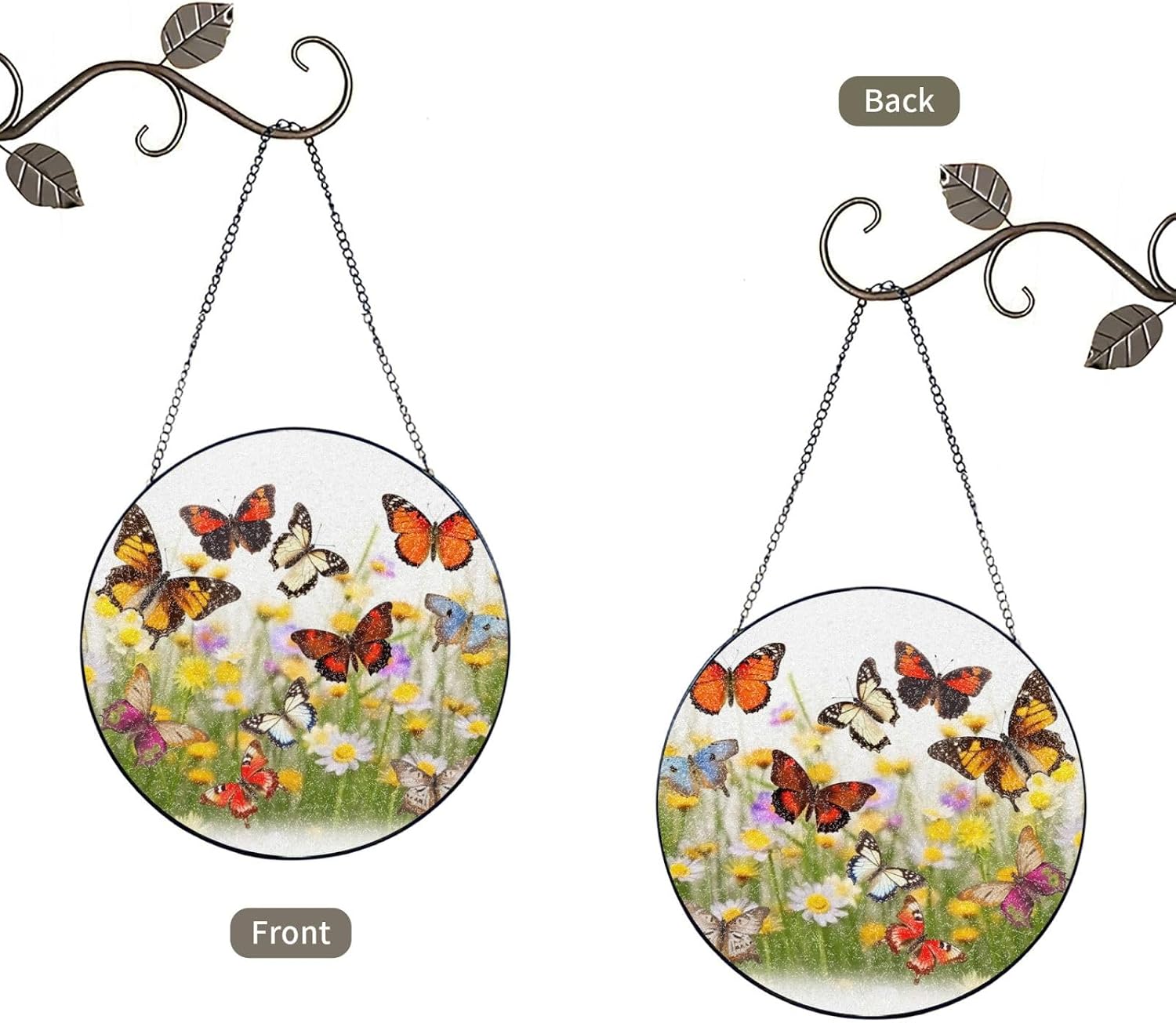 Stained Glass Window Hanging - Personalized Sun Catcher for Home Decor