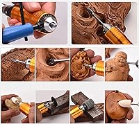 Vista 6 de Herramienta giratoria de eje flexible de 800 W de alta potencia con control de pedal y eje flexible de metal - Amoladora eléctrica colgante