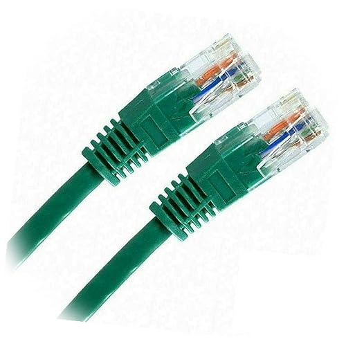 InnaBest - Paquete de 10 cables de conexión de red LAN Ethernet de 15 pies y 18 pulgadas accesorios y adaptadores verdes FOU-0492DA