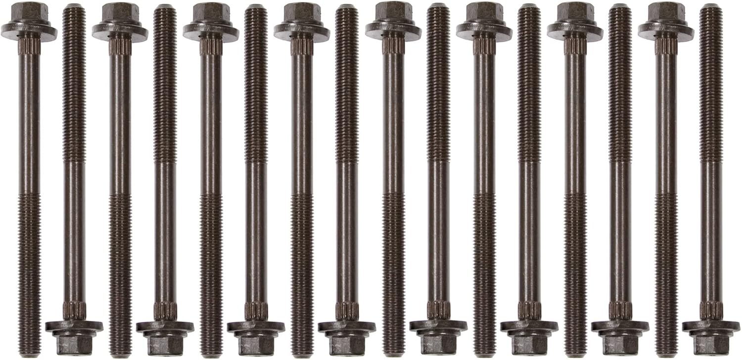 MA-4216916883 Head Gasket Bolts Set Compatible With/For 01-10 Dodge Intrepid Chrysler 300 2.7L V6