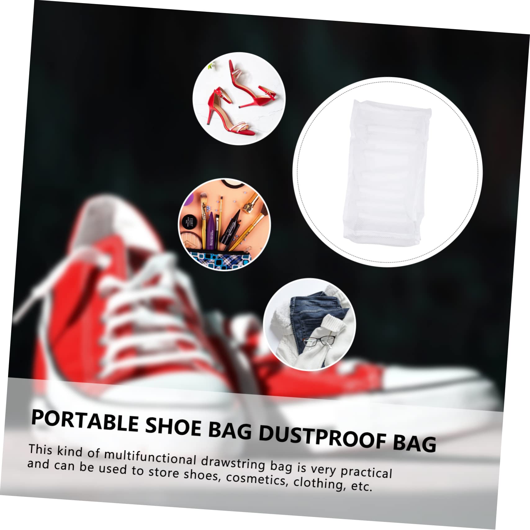 4stücke Waschmaschinen-schuhwaschbeutel Set Netzmaterial Schuhtaschen Mit Polsterung Für Schonende Wäsche Und Platzersparnis Für Und Wäschepflege