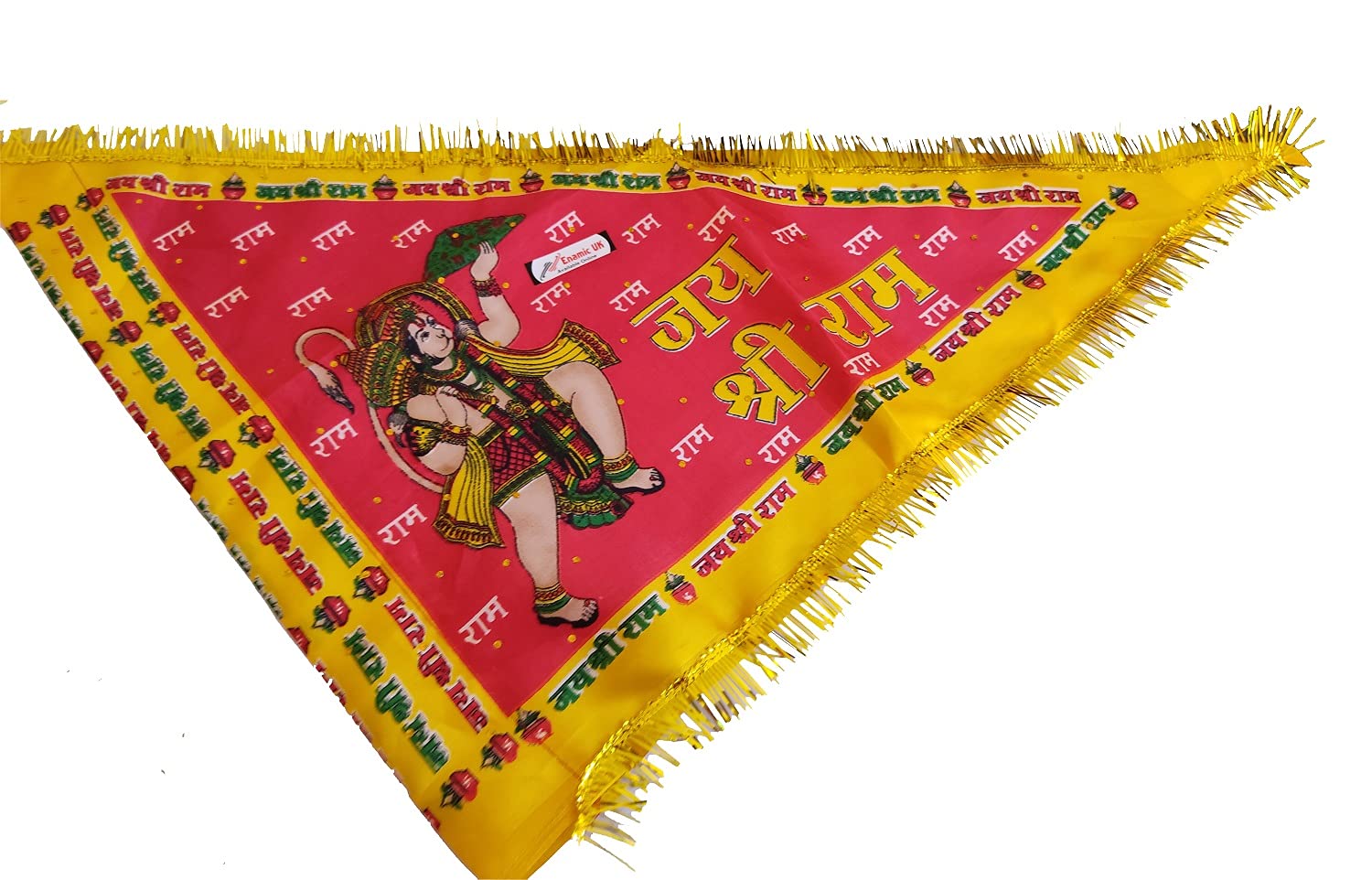 Enamic UK Hanuman Ji Flag/Jhanda Quality for/Home Normal Size || LK@9581