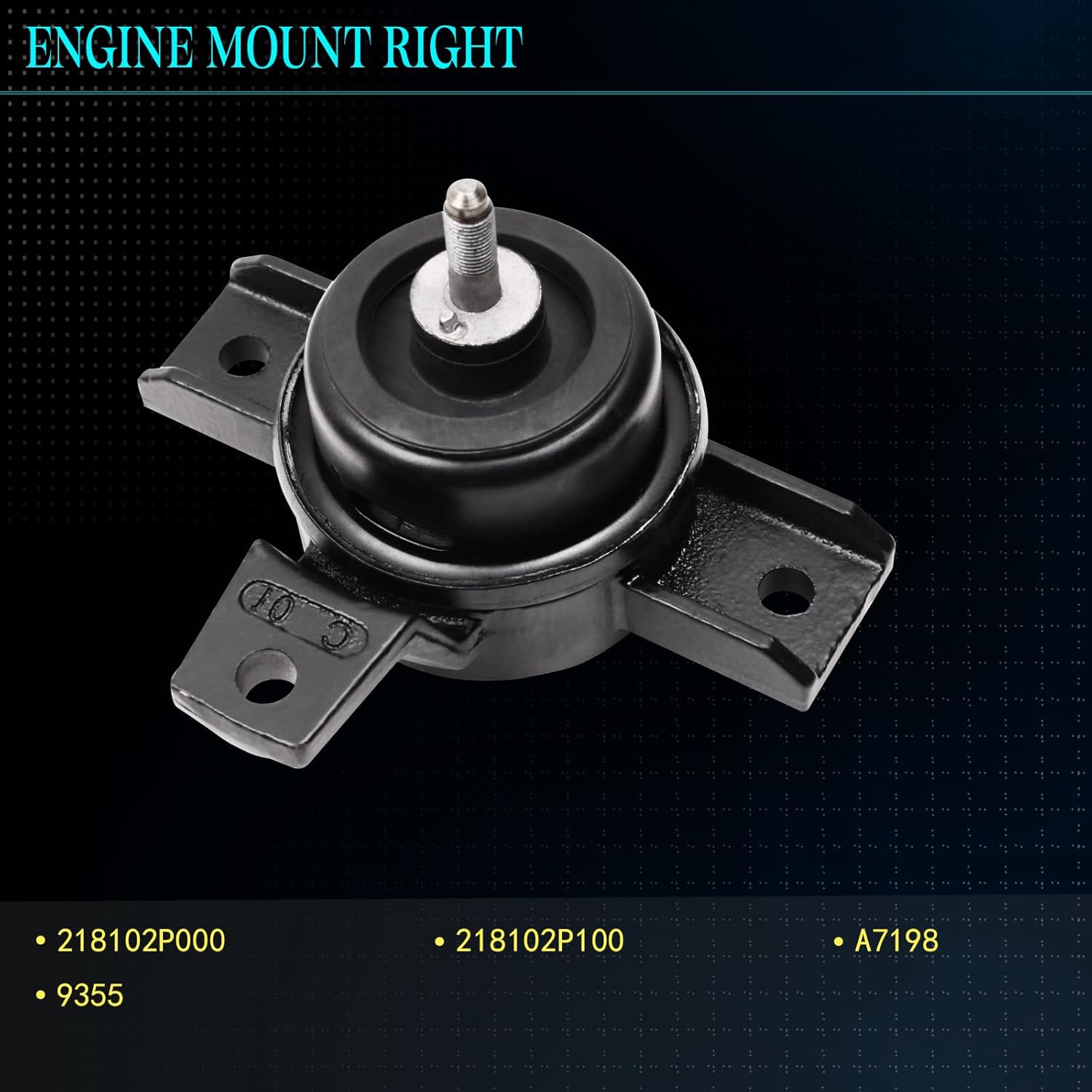 Set of 4，Engine Motor Mount & Trans Mount Compatible with Sorento 2011-2013 Santa Fe 2010-2012, 2.4L 3.5L FWD Replace# 219302P000,218302P000