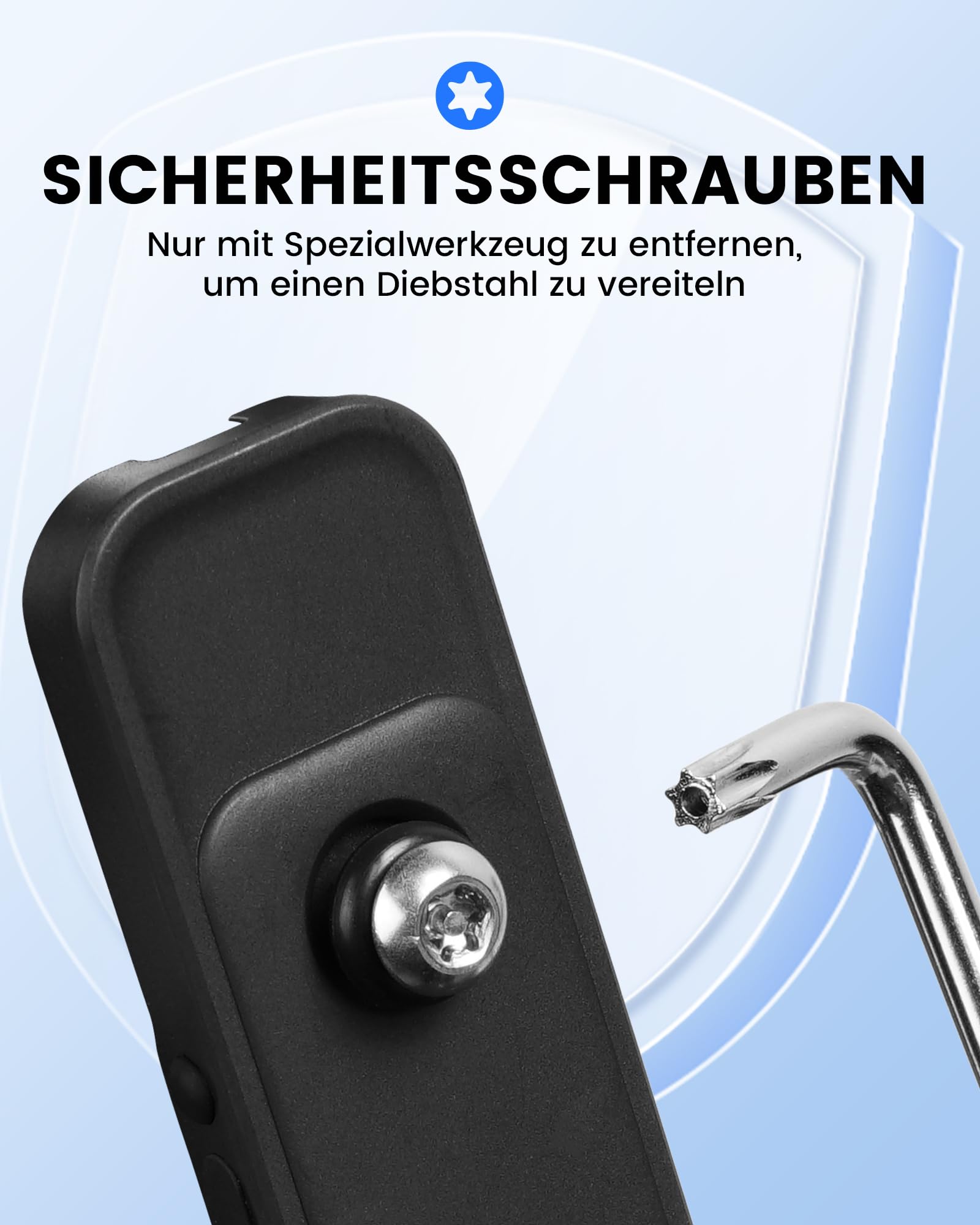 RAVEMEN Fahrrad Tracker kompatibel mit Find My (nur iOS),Diebstahlschutz Fahrrad Peilsender Einfache Installation passt unter den Flaschenhalter 27 g leicht IPX6 Wasserdicht 240 Tagen+ Akkulaufzeit
