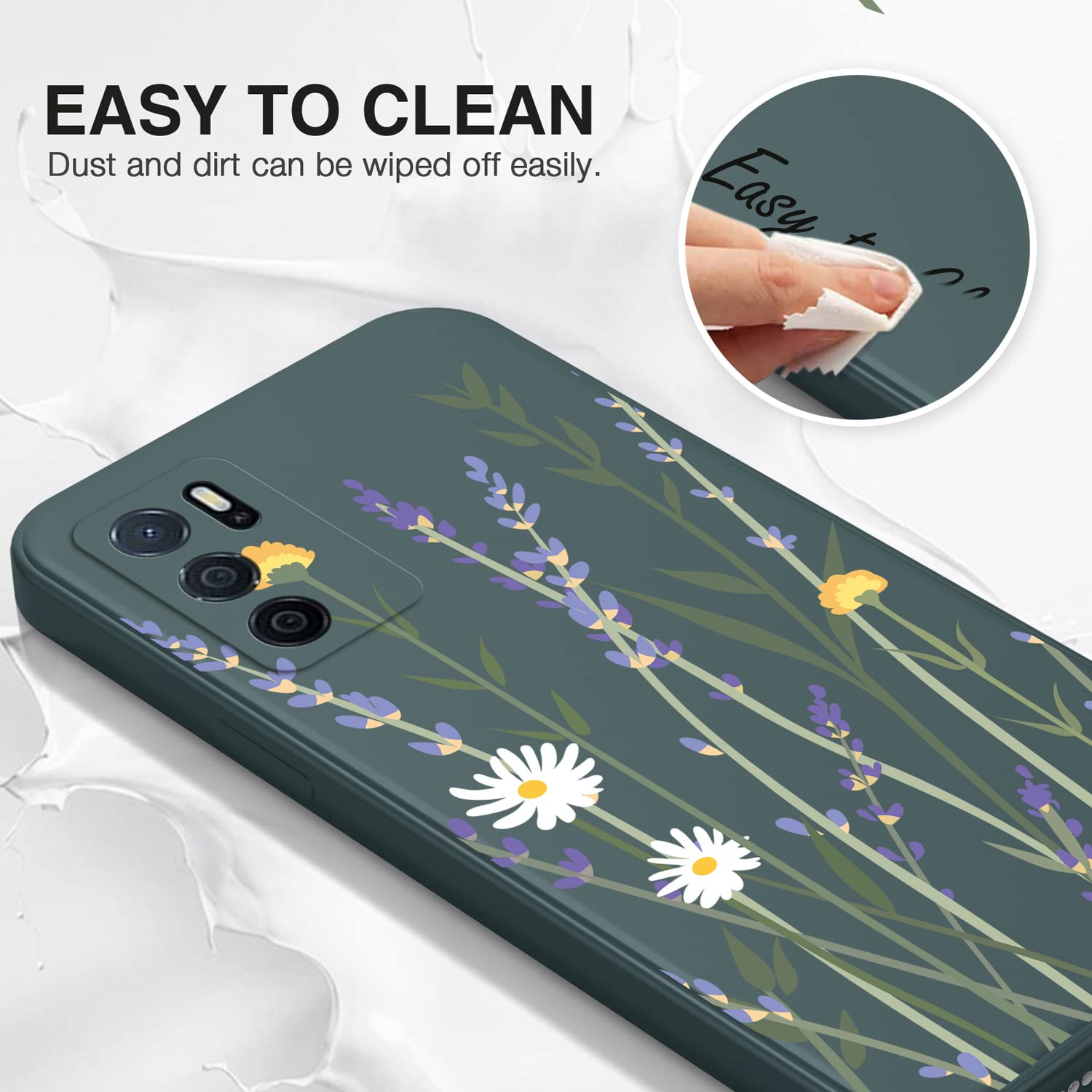 Cover Ultra Sottile Per Oppo A74 4G - XINYEXIN, Custodia Opaca Antiurto Con Cuscini D'Aria (Rosa)