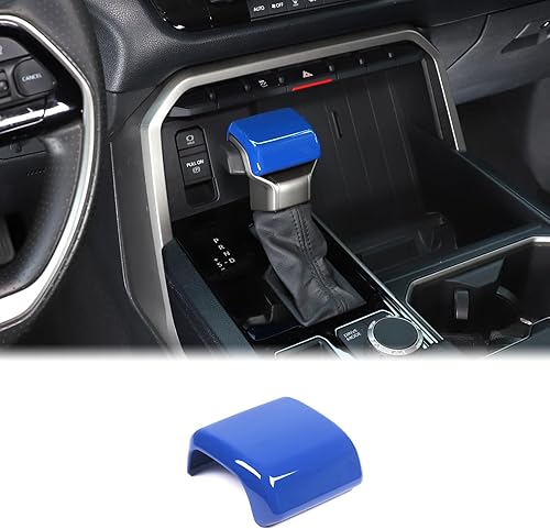 Aunginsy Cubierta de freno de mano para palanca de cambios de automóvil, compatible con Toyota Tundra 2022+, Sequoia 2023+ y Tacoma 2024+, perilla