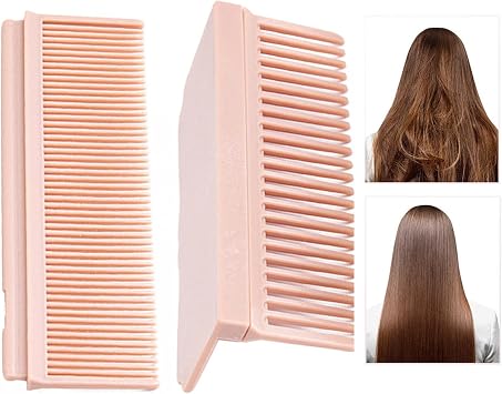 Flat Iron Comb Attachment Clip Efficient Straightening Hair Styling Tool