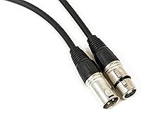 Vista 4 de Gearlux Cable DMX, 3 pines, macho a hembra, 3.2 pies - paquete de 10