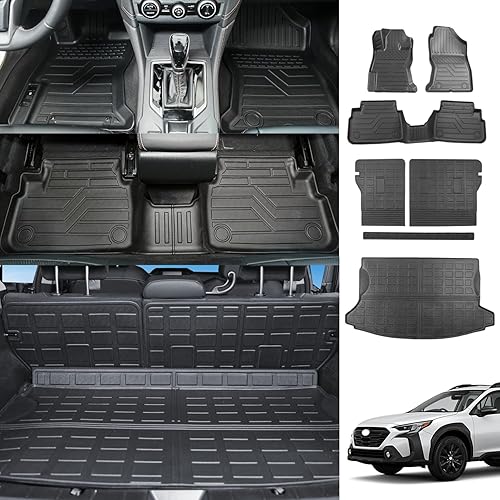 powoq Alfombrillas compatibles con Subaru CrosstrekSubaru Impreza 2018-2023 Hatchback Cargo Liner TPE Reemplazo para accesorios Subaru Crosstrek