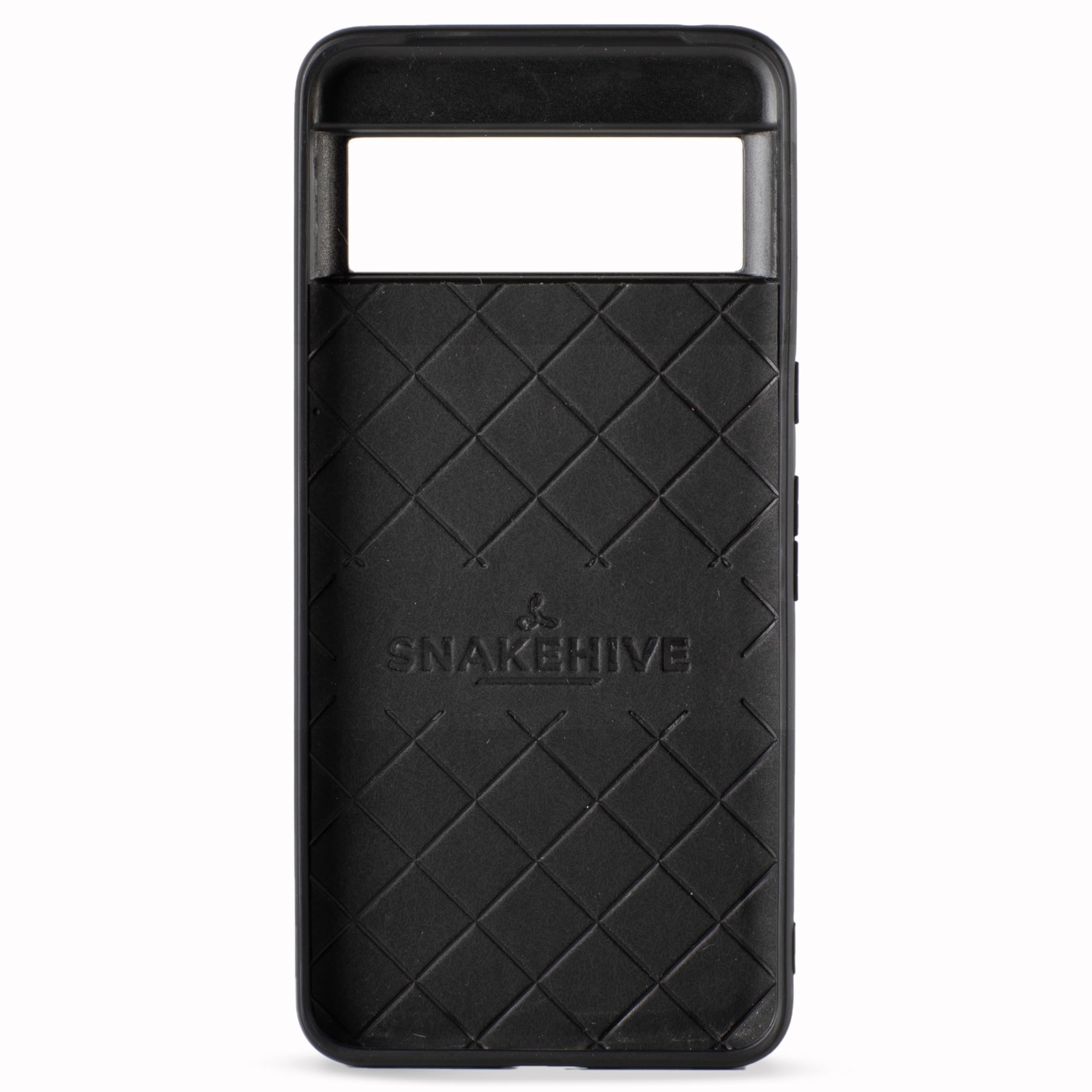Snakehive Custodia in pelle per Apple iPhone 14 Pro Metro | Vera pelle e ricarica wireless compatibile con cavalletto | Custodia in vera pelle compatibile con Apple iPhone 14 Pro (nero