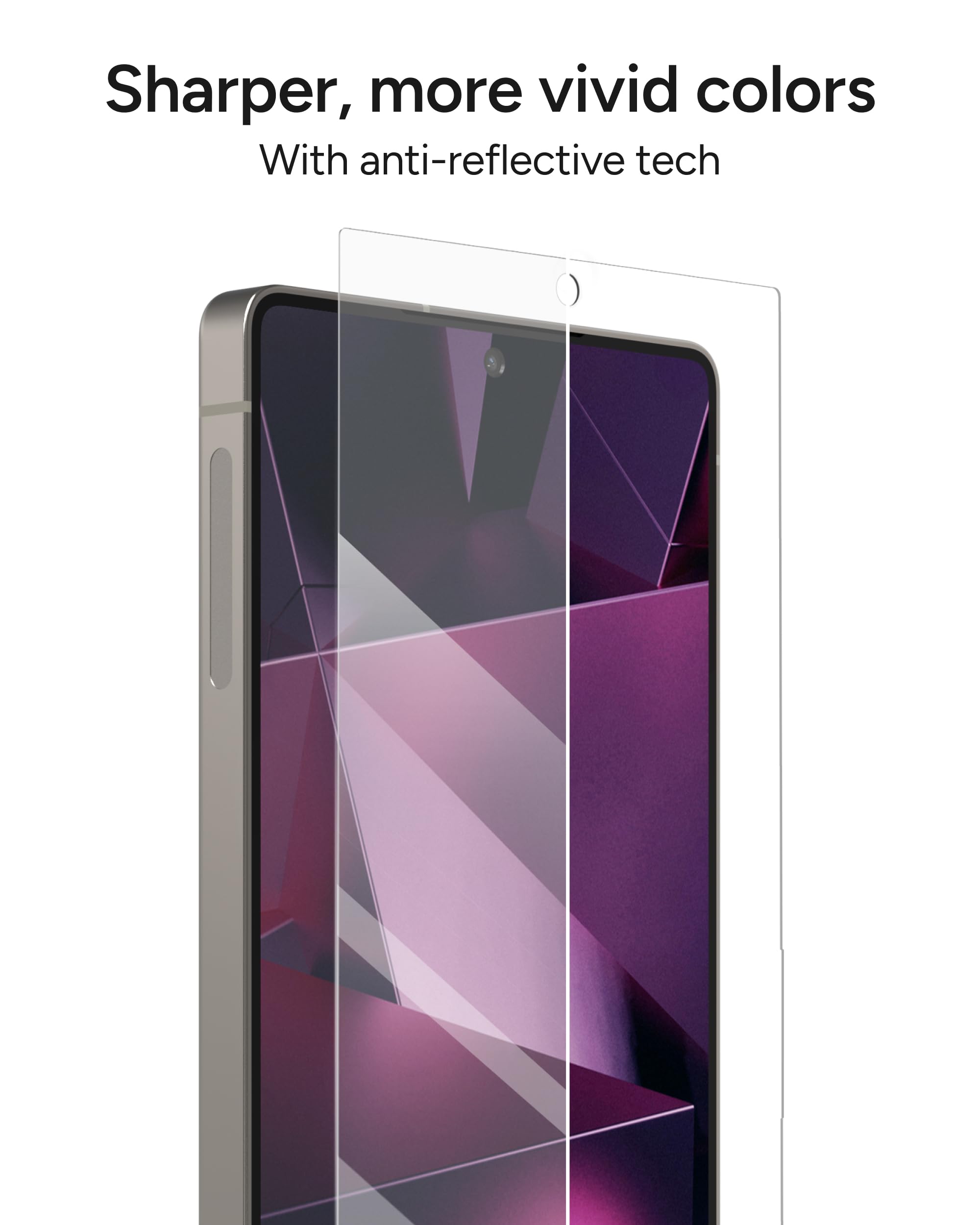 ZAGG InvisibleShield Glass XTR4 - Protector de pantalla de cristal templado para Samsung Galaxy S25 Ultra [6,8 pulgadas], filtro de luz azul, fácil aplicación, reforzado con grafeno, resistente a los