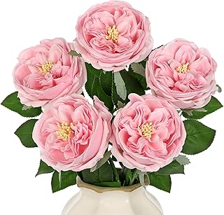 Artificial Dusty Pink Peony Roses
