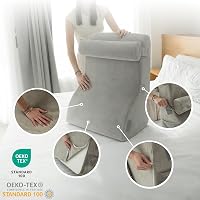 Relivy Olvasópárna Memory Foam Ortopédikus Hátpárna Ágyhoz és Kanapéhoz 6