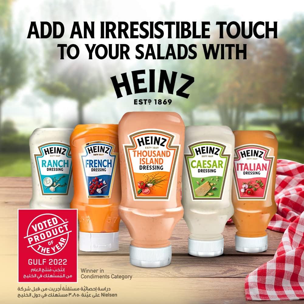 Heinzs Thousand Island Dressing – Perfect for Salads, Dips & Sandwiches, 225ml 4