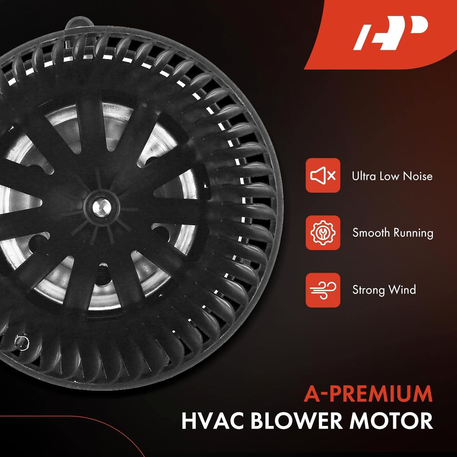 A-Premium HVAC Heater Blower Motor with Brushless Motor Compatible with Freightliner 108SD, 114SD, Business Class M2, Cascadia 2008-2020, M2 100 2003-2006, M2 106, M2 112 2003-2023