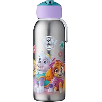 Mepal - Flip-up Campus Thermal Flask - 350 ml - Paw Patrol Girls | Insulated drinking bottles for children - stainless steel 