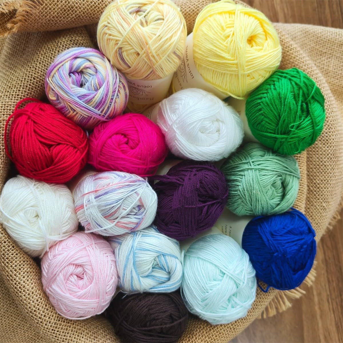 150g Lotus 100% Bamboo Soft Hand Knitting Yarns Spring and Summer for Bags Craft DIY (05)