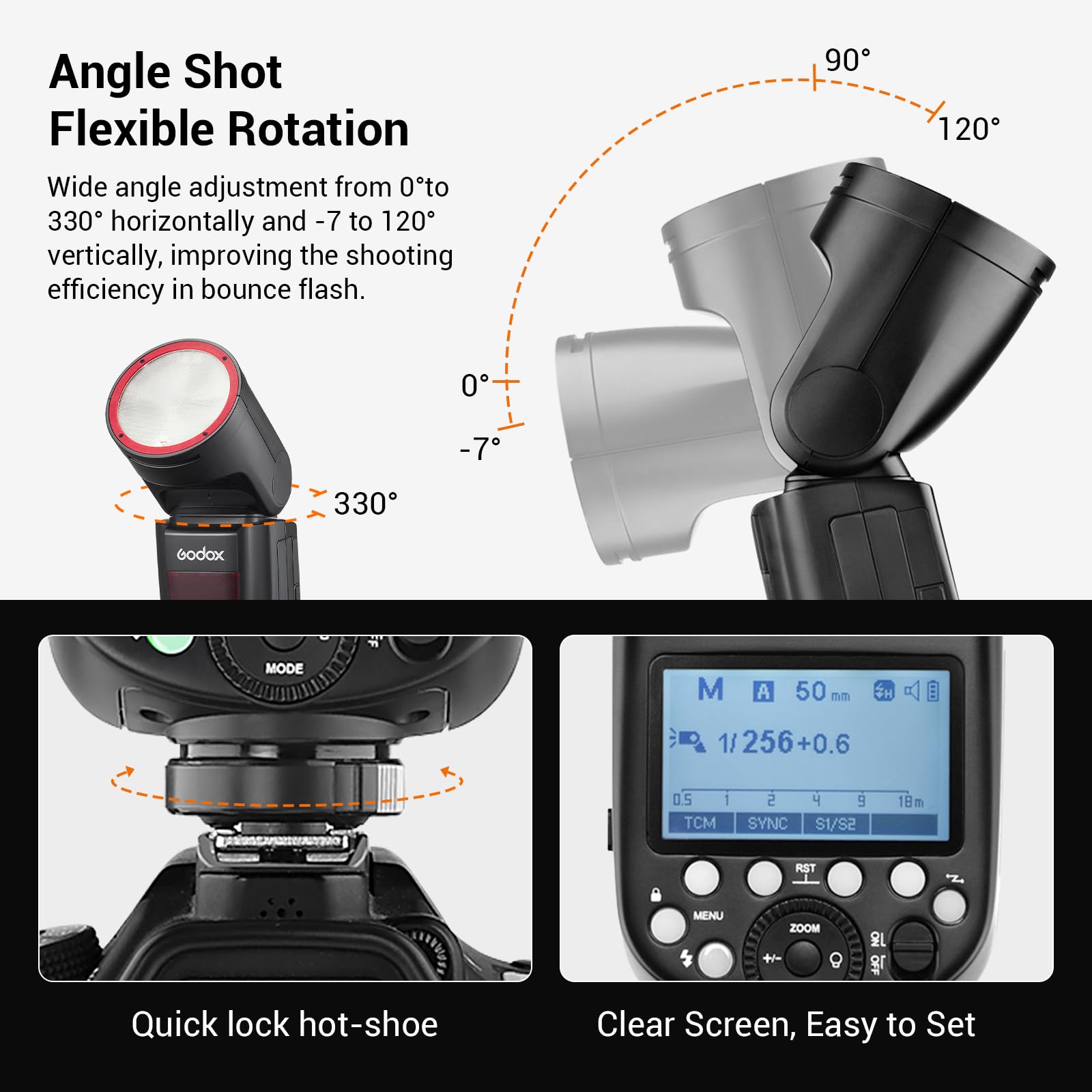 Amazon.com : Godox V1 V1-C Flash for Canon USA Version, 2.4G