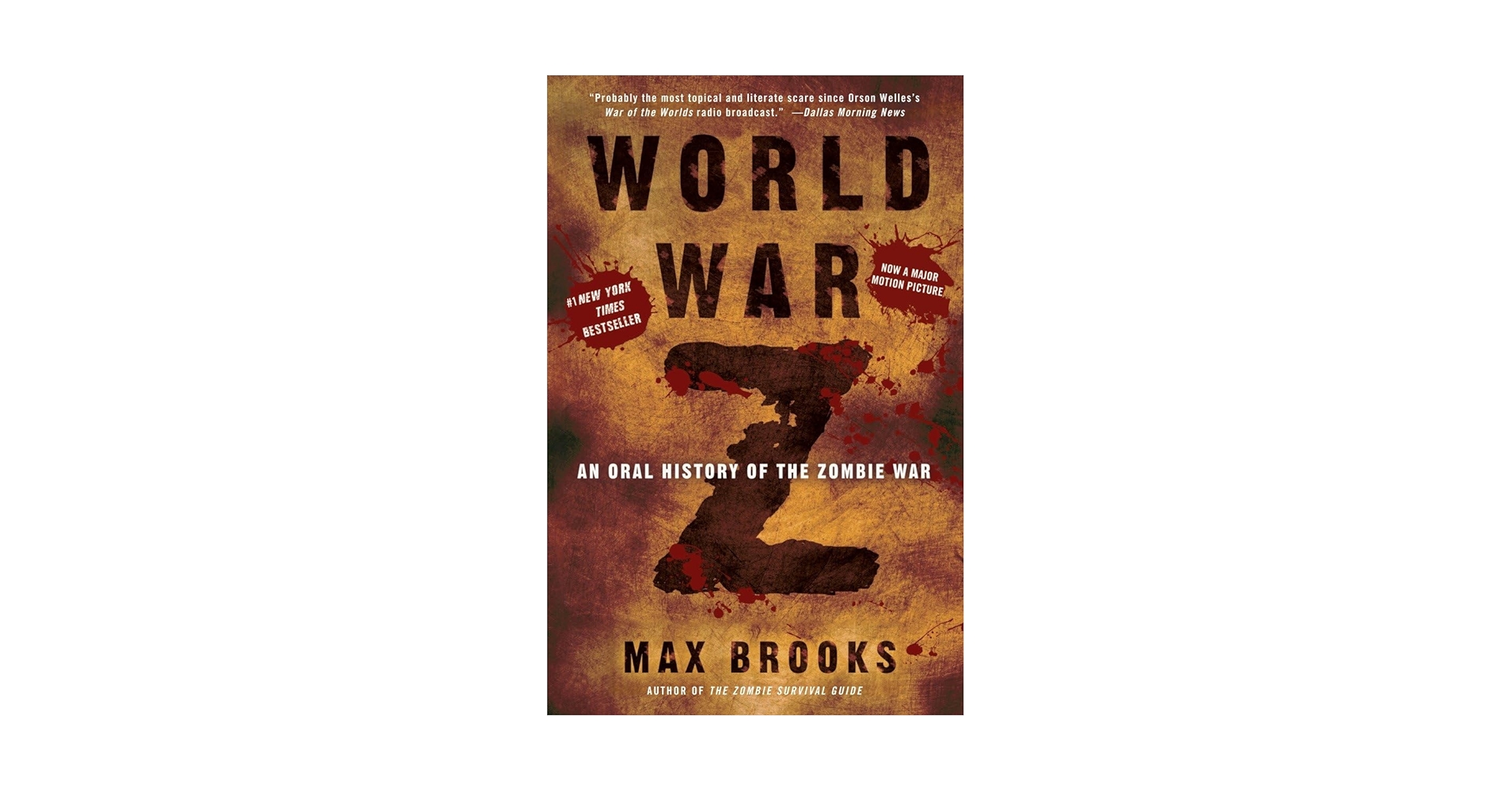 PZ World Book 本 古本 World War Z by Max Brooks [FIRST EDITION / FIRST PRINTING] 2006