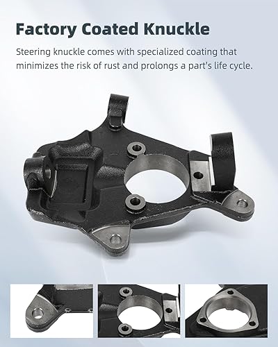 Miniatura 3 de SCITOO Husillos de dirección delantera de 2 pulgadas para el lado del conductor y del pasajero para Cadillac Escalade 2007-2014, para Chevrolet