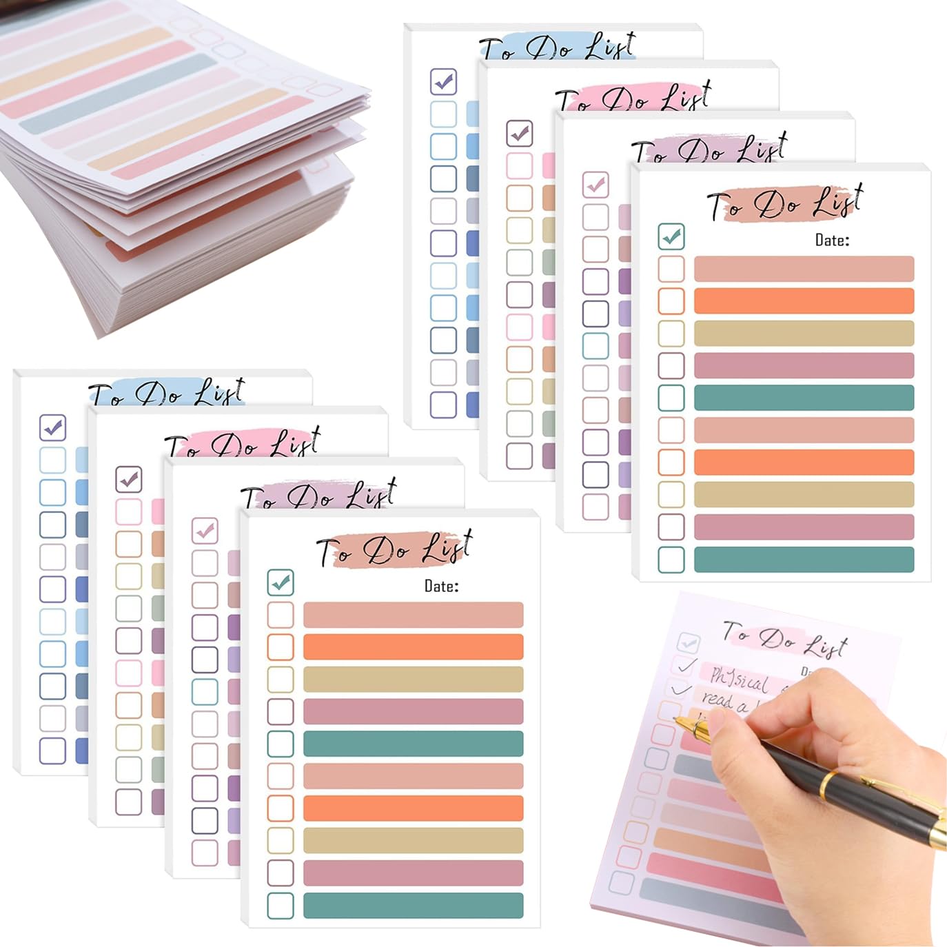 Blocs-notes autocollants 10,2x15,2 cm pour ne plus jamais oublier vos notes