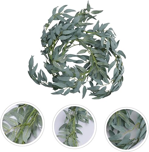 Miniatura 3 de HONMEET 1 adorno colgante de plantas de seda para colgar en el camino, adorno de fiesta de Navidad, diseño suspendido, planta artificial, decoración