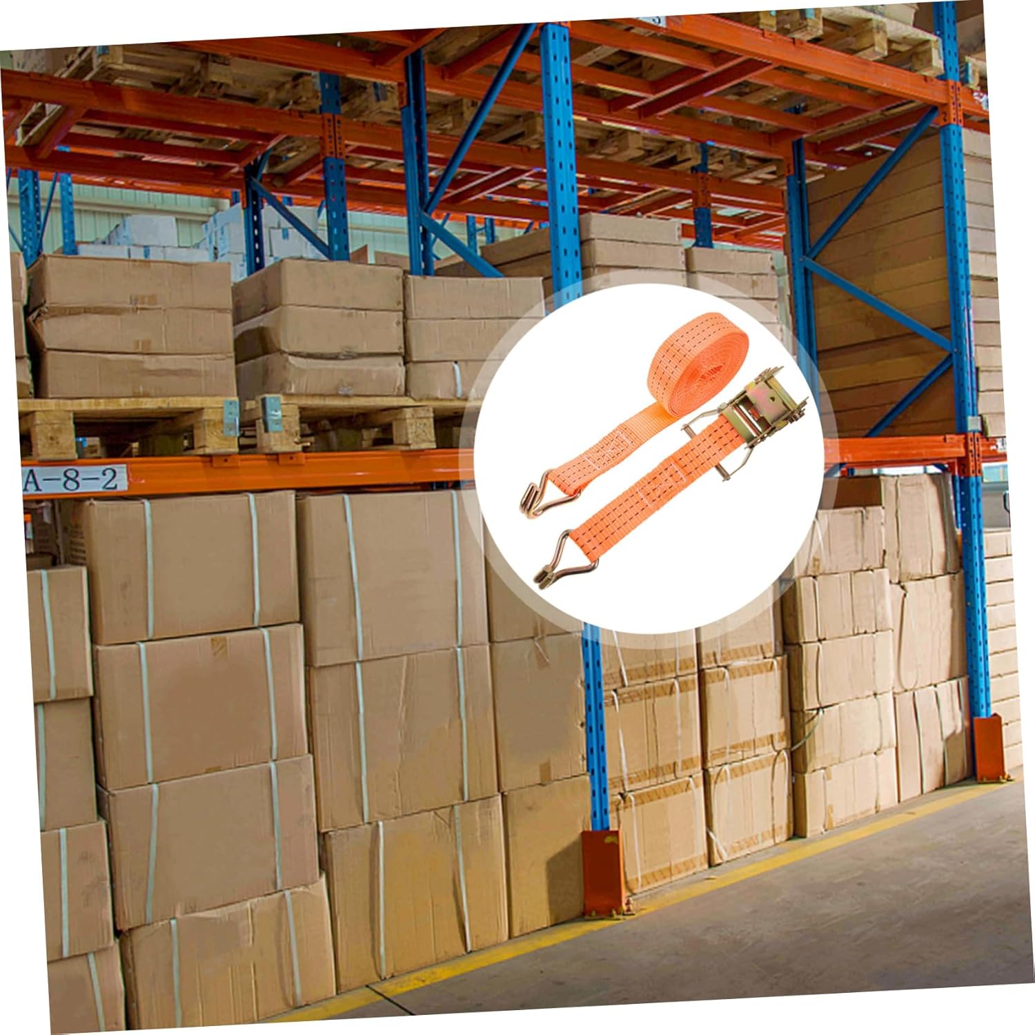 Ratchet Tie Down Straps Endless Ratchet Strap Fixing Belt Durable for Cargo Tying