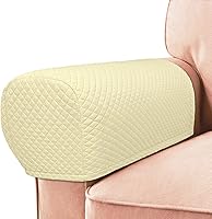 Vista 11 de Roytub Fundas elásticas para reposabrazos de sofá, fundas transpirables para reposabrazos de sofás y sillas, resistentes a los arañazos, protege