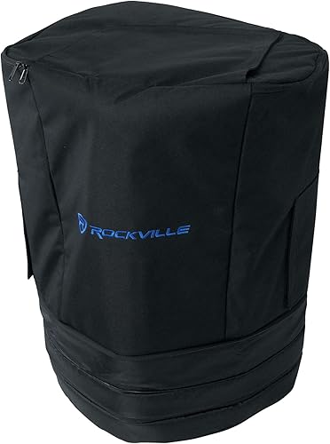 Miniatura 6 de Rockville BPA15 15 "Profesional Powered Active 800w DJ PA Altavoz w Bluetooth Bundle Best Cover 15" acolchado Slip Cover