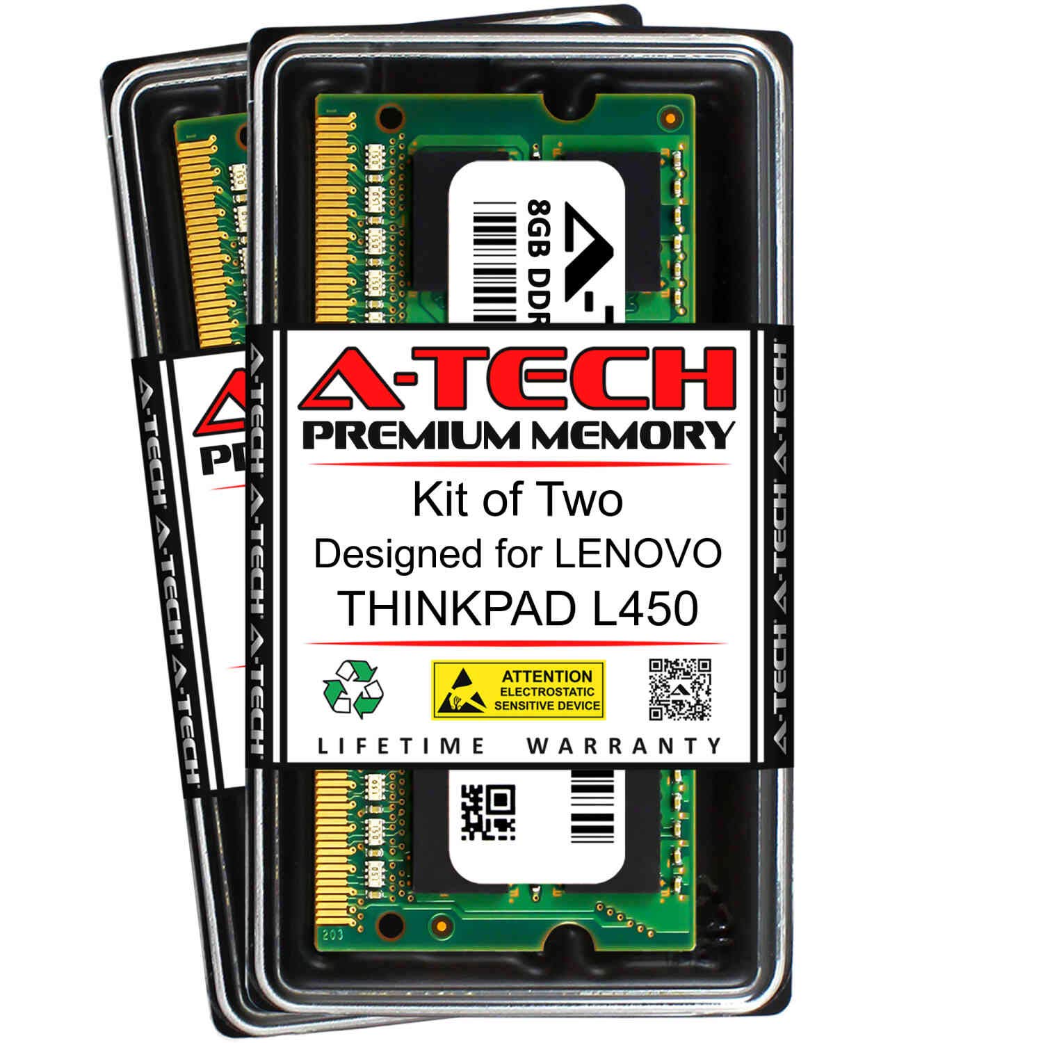 Amazon.com: A-Tech 16GB (2 x 8GB) RAM for Lenovo THINKPAD L450