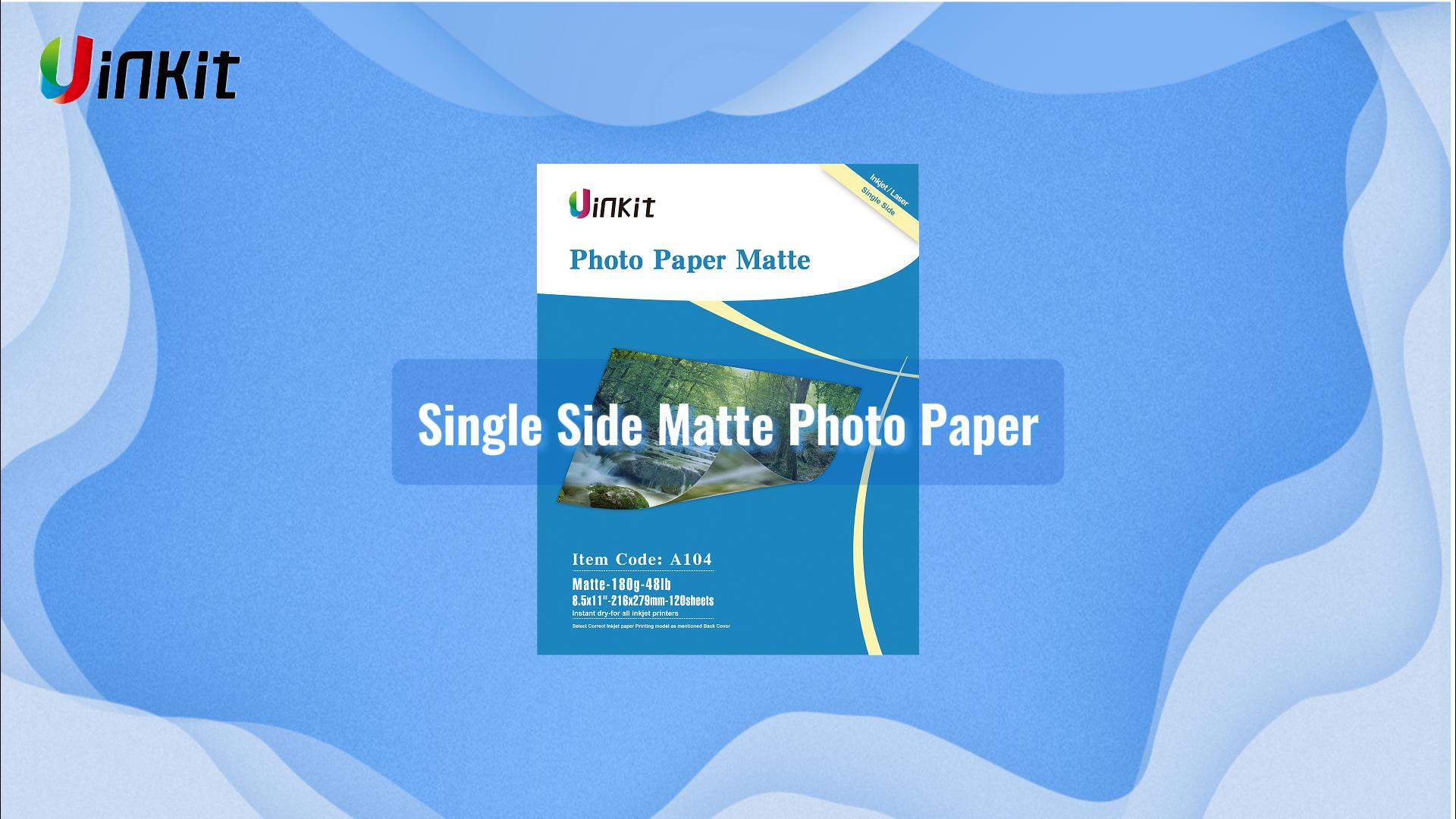 Papel Fotográfico Inkjet Glossy A4 230gr X 20 Hojas - 8018 Color Blanco