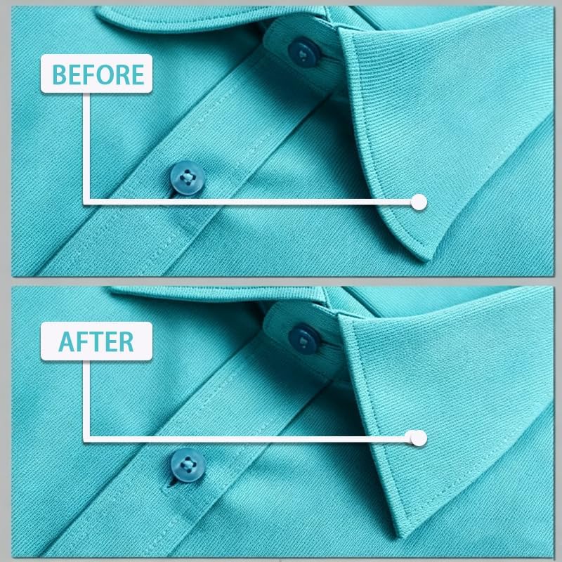 200 Pcs Collar Stays for Men's Dress Shirts, Plastic Invisible Shirt Collar Inserts, 4 Sizes (2"/2.1"/2.5"/2.8") Thicker & Bend-Resistant for Business Casual Wear