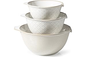 getstar Ceramic Mixing Bowls with Convenient Sizes