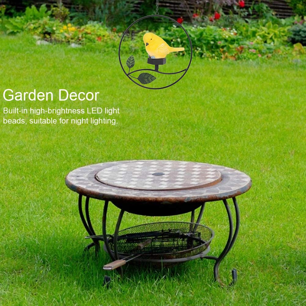 Solar Hängelampe Vogel-Design – IP65 Wasserdicht, Für Garten & Terrasse, Automatischer Ein/Aus