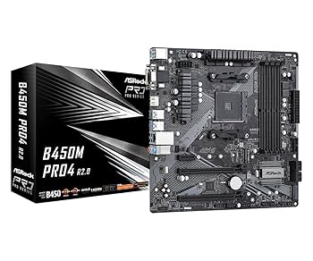 ASROCK　B450M Pro4　AM4 Amazon.com: ASRock B450M PRO4 AM4 AMD Promontory B450 SATA