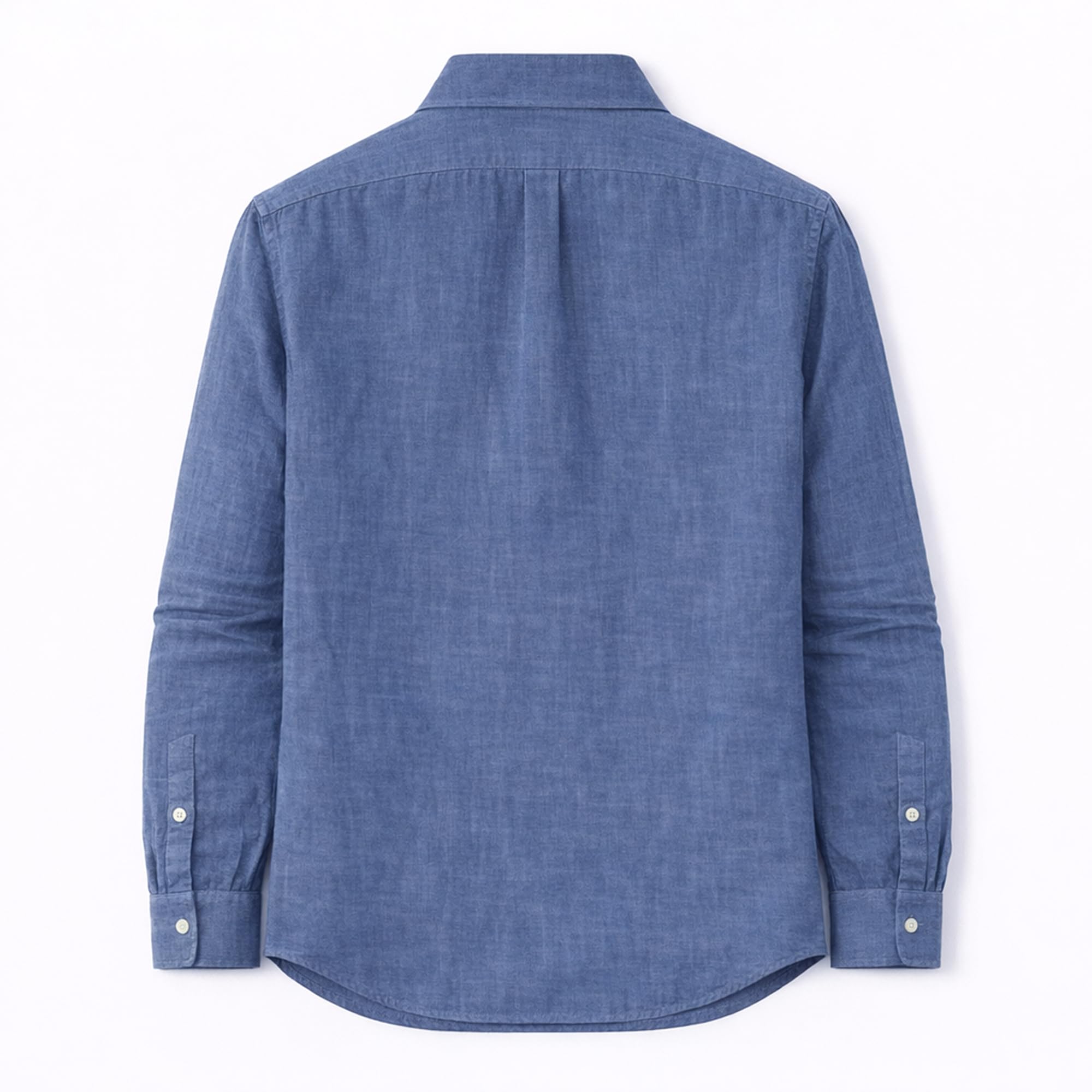 Camisa Guayabera de Lino para Hombre, Manga Larga con 4 Bolsillos y Alforzas, Estilo Cubano Casual para Playa, Verano y Bodas, Transpirable y Ligera
