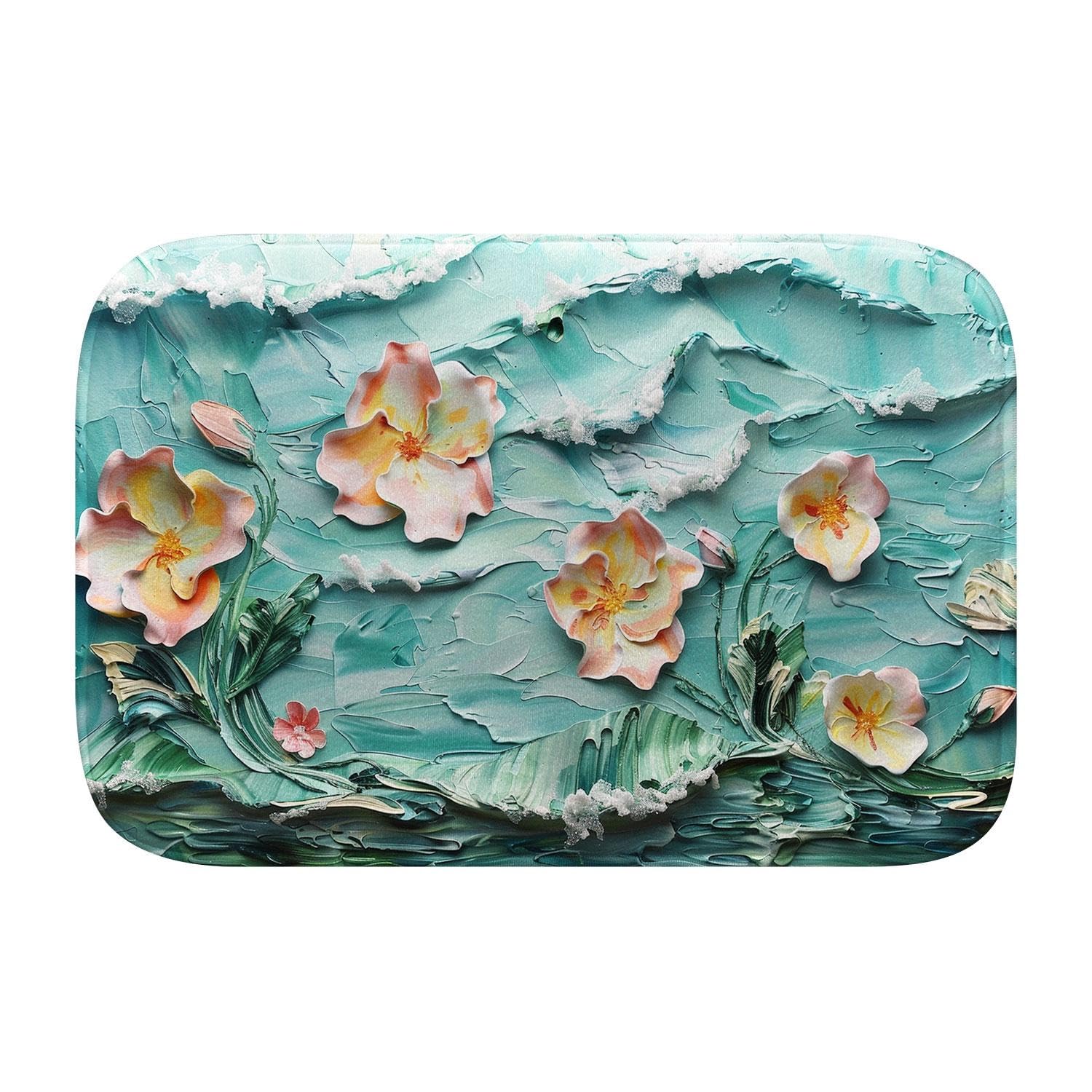 Tapis de bain en mousse à mémoire de forme 80x50 cm Générique VCS