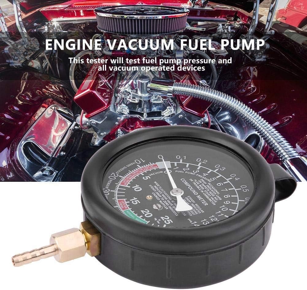 HGY Car Engine Vacuum Fuel Pump&Vacuum Tester Gauge Carburetor Pressure