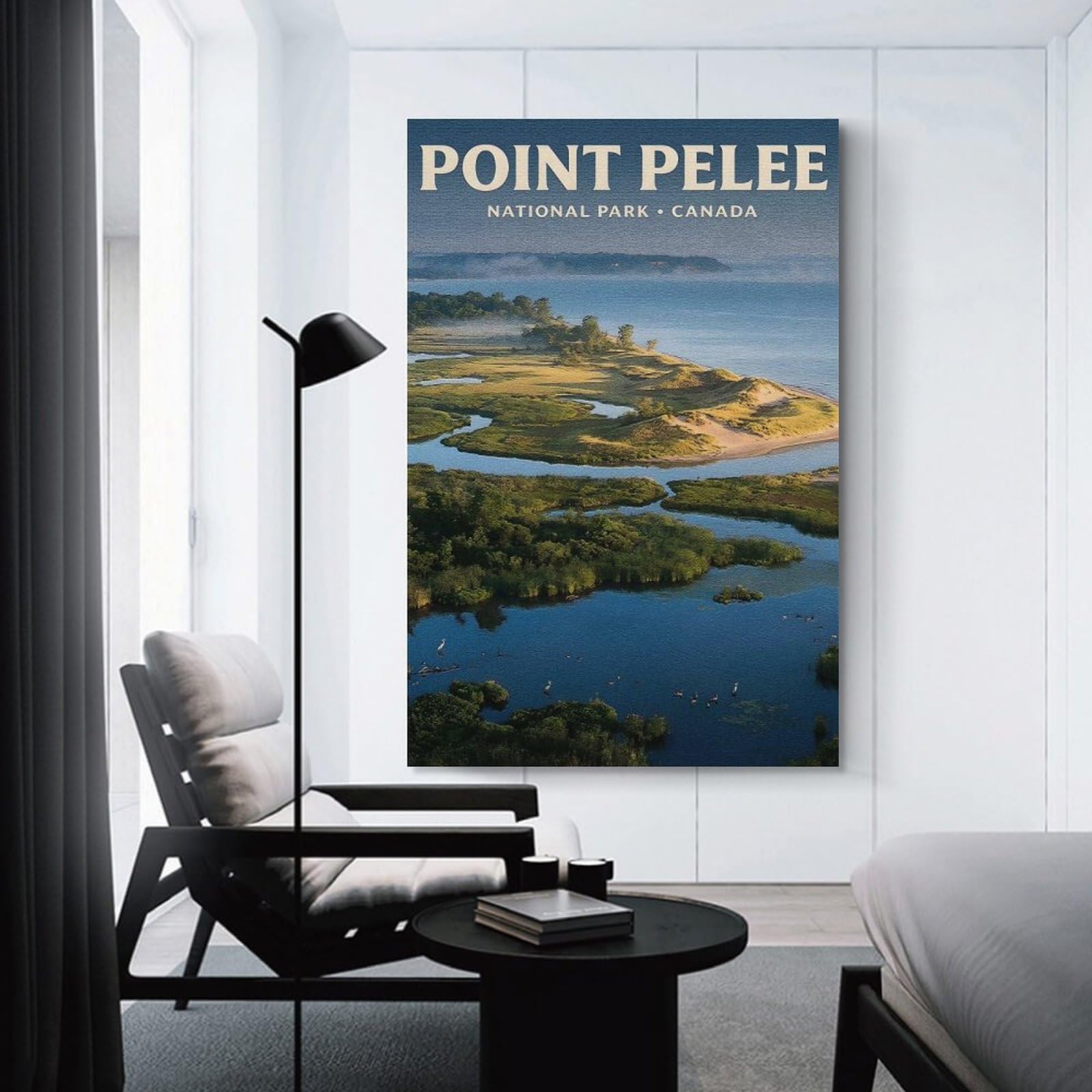 Junmoney Point Pelee National Park Canada Canvas Wall Art, 16x24inch(40x60cm), for Living Room, Bedroom, Office Or Hallway, Versatile Wall Decor for Many Rooms