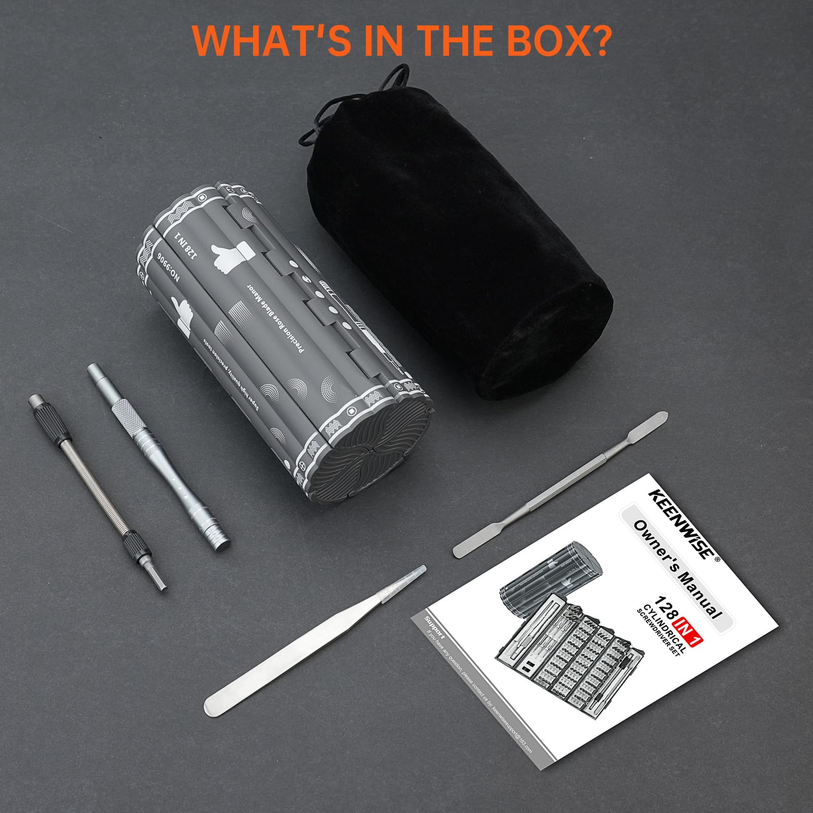 Juego de destornilladores de precisión 128 en 1, juego de destornilladores de trinquete, kit de herramientas de reparación magnética profesional con 122 puntas para teléfono, cámara, laptop,