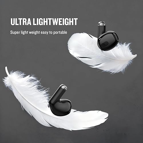 Miniatura 7 de Auriculares inalámbricos X25, auriculares semi-intraurales, auriculares de sonido súper graves, Bluetooth 5.3 con micrófono, llamada manos libres,