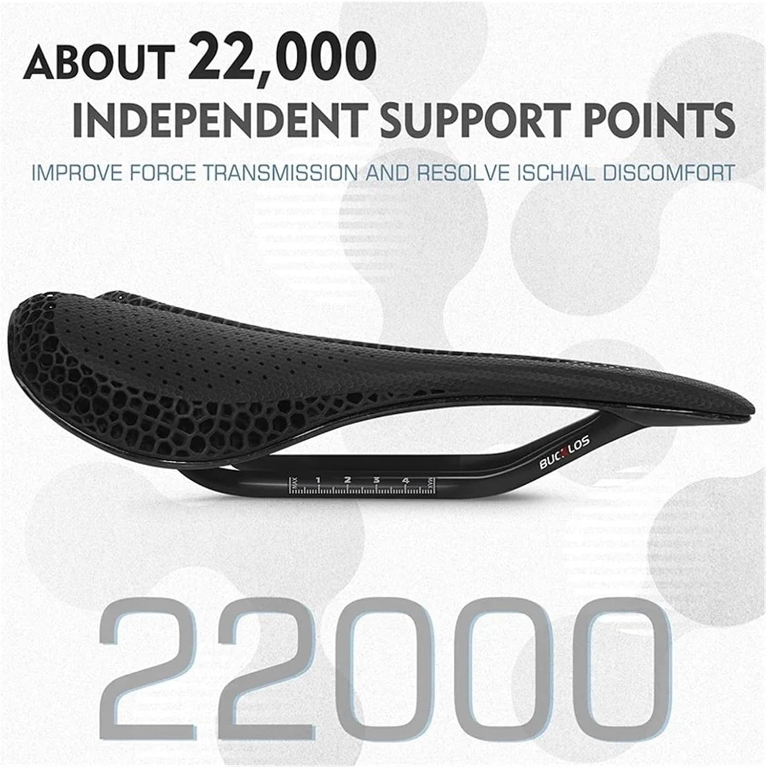 3D Printed Full Carbon Bike Saddle - Honeycomb Hollow Design, Breathable Cushion for Road & MTB Bicycles