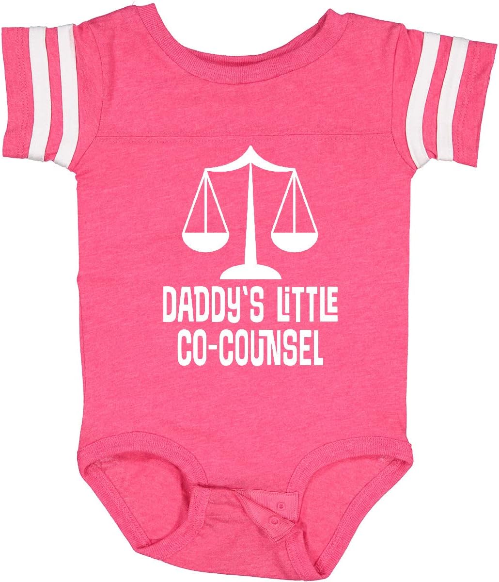 inktastic Lawyer Daddys Little Co Counsel Baby Bodysuit