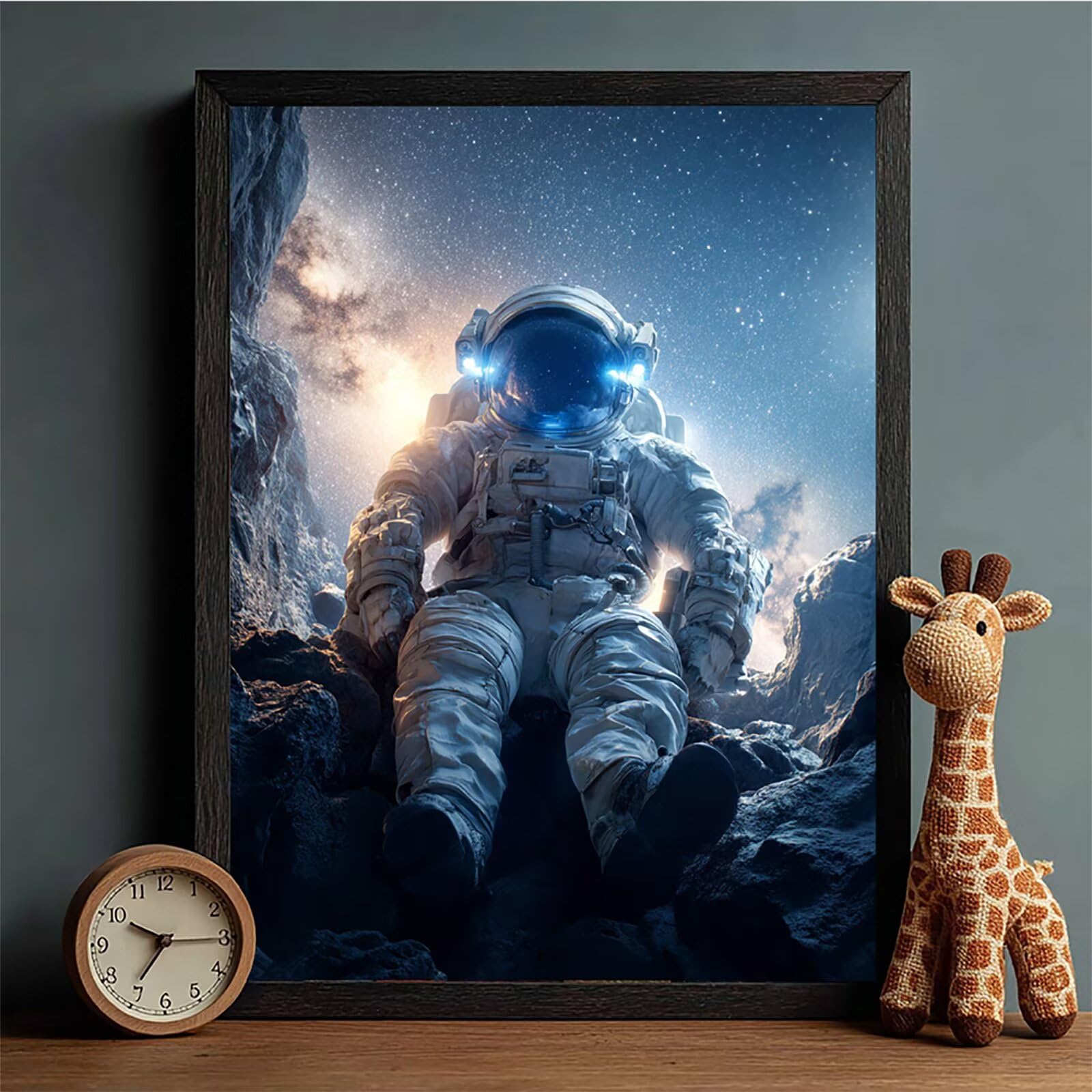 Gwieździste niebo diamentowe malowanie, astronauta 5D diamentowe malowanie dla dorosłych, DIY ręczna aktywność dla dorosłych, diament ścieg krzyżykowy, zestawy do malowania diamentami 5D, dekoracja