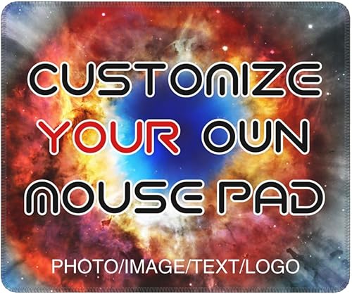 Midetoy Alfombrilla de mouse personalizada  Alfombrilla de mouse personalizada para añadir imagentextologotipo, alfombrilla de mouse para juegos,