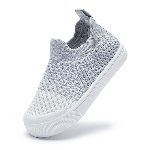 BMCiTYBM Tênis para bebês meninas e meninos leve malha respirável primeiros caminhantes 6-24 meses