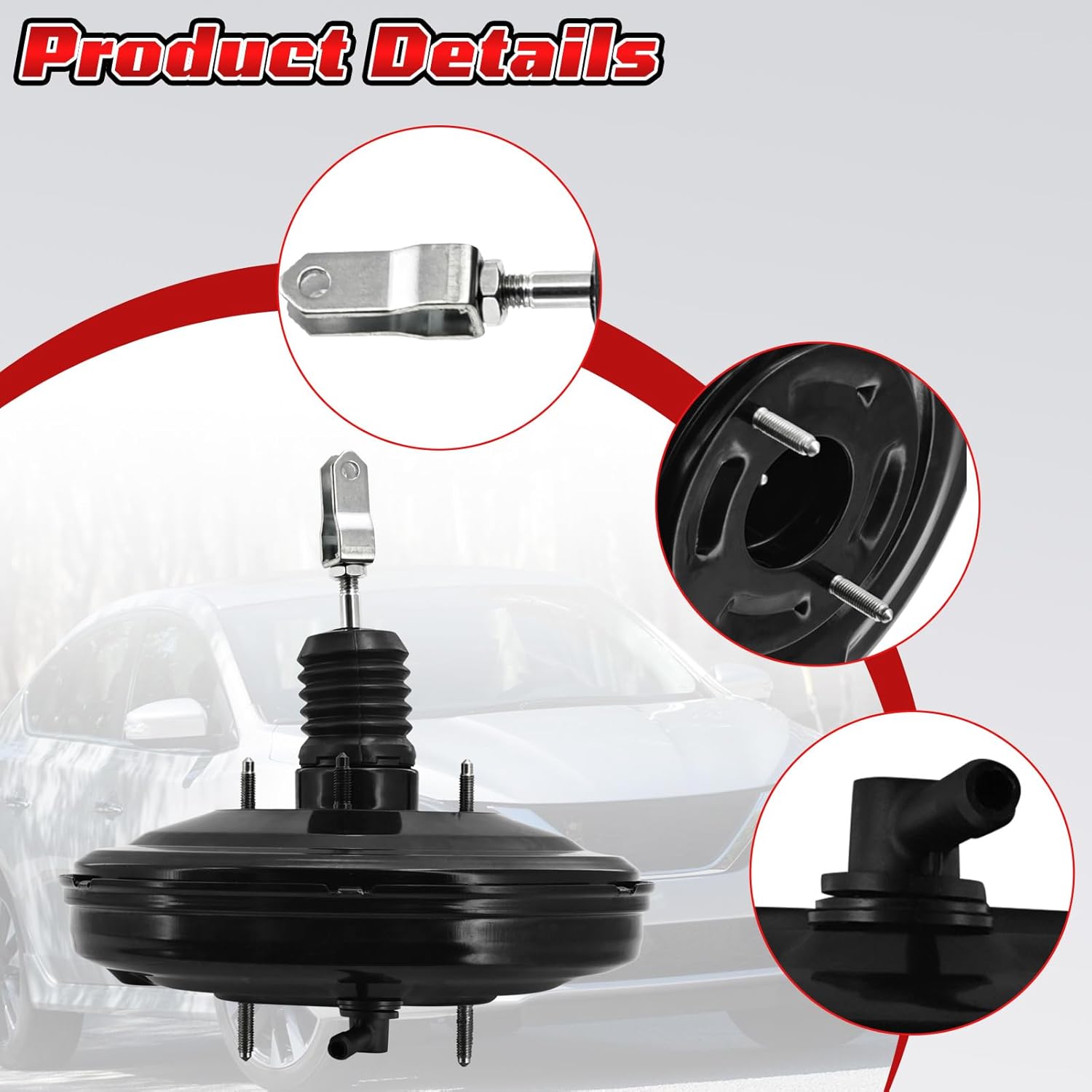 47210-3SG0A 53-7617 Vacuum Power Brake Booster Replacement for Nissan Sentra 2013-2019 Replace 472103SG0A 537617